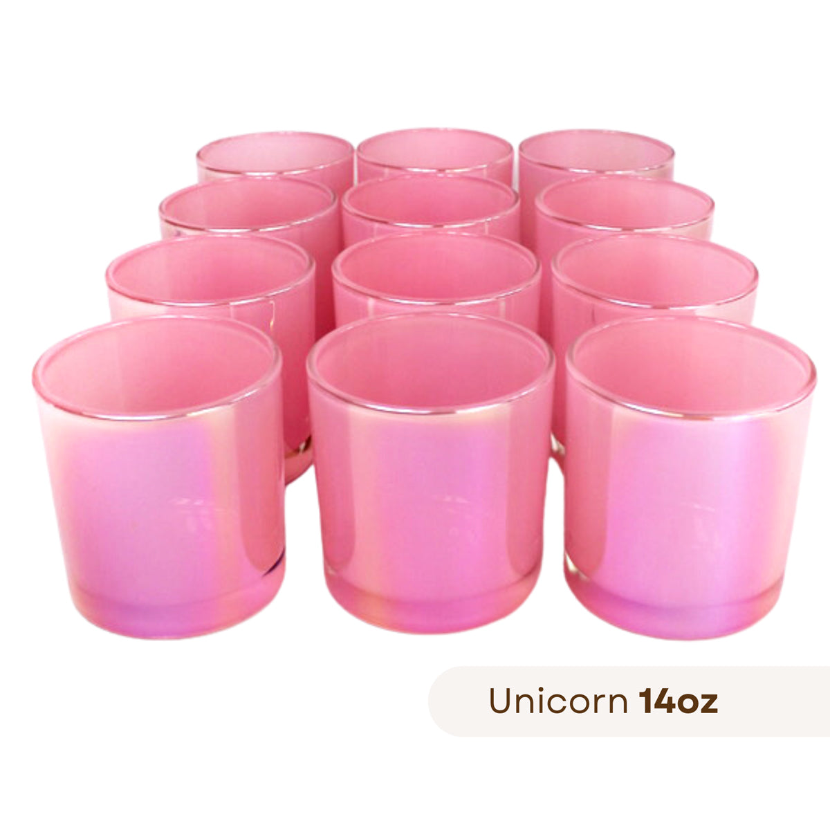 12 Havana unicorn candle jars