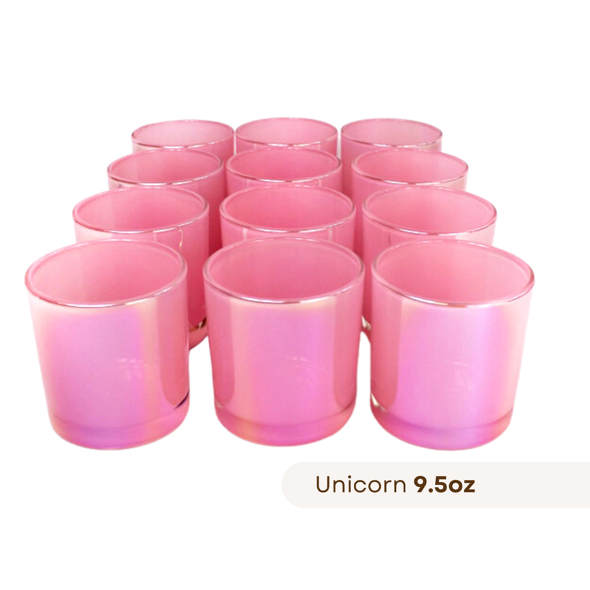 12 Monticiano unicorn candle jars
