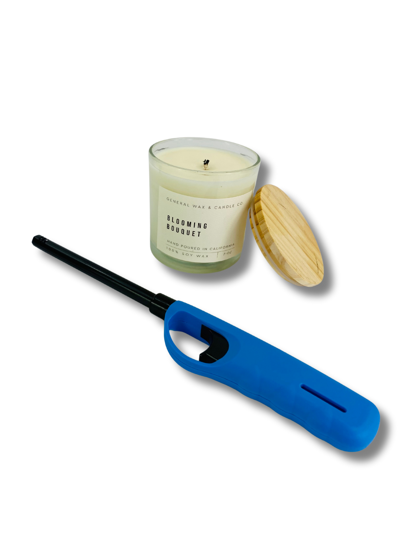 CANDLE FLAME LIGHTER & a CANDLE JAR