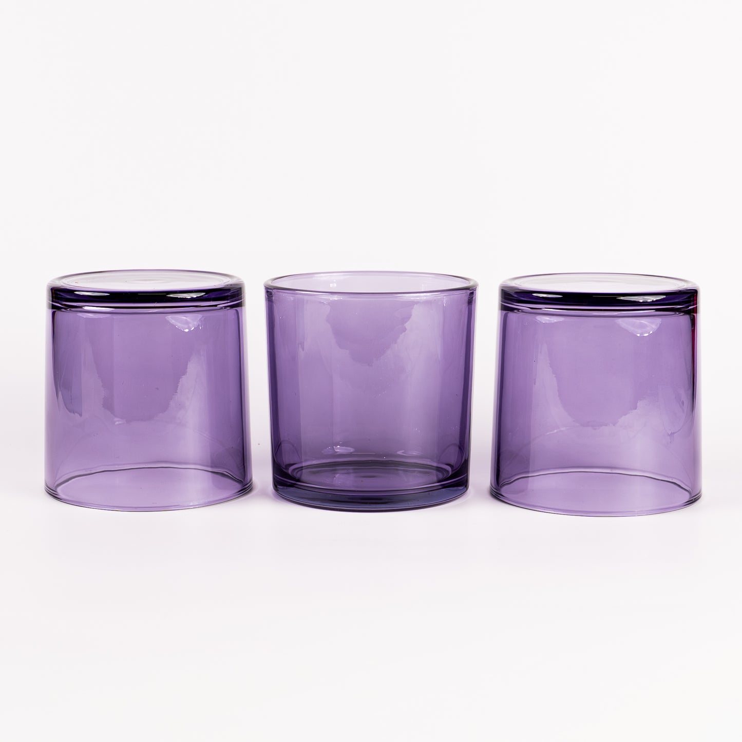 ydney violet glass candle jar 18 oz