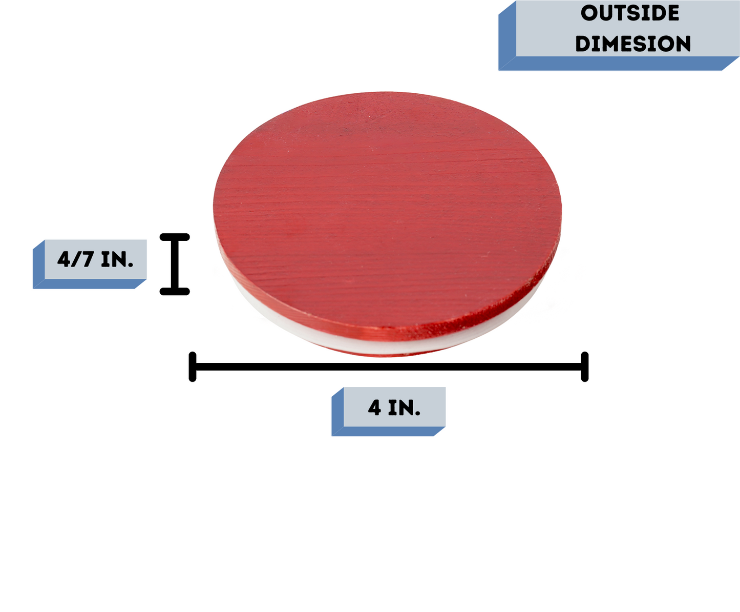 Havana red Lids measurements