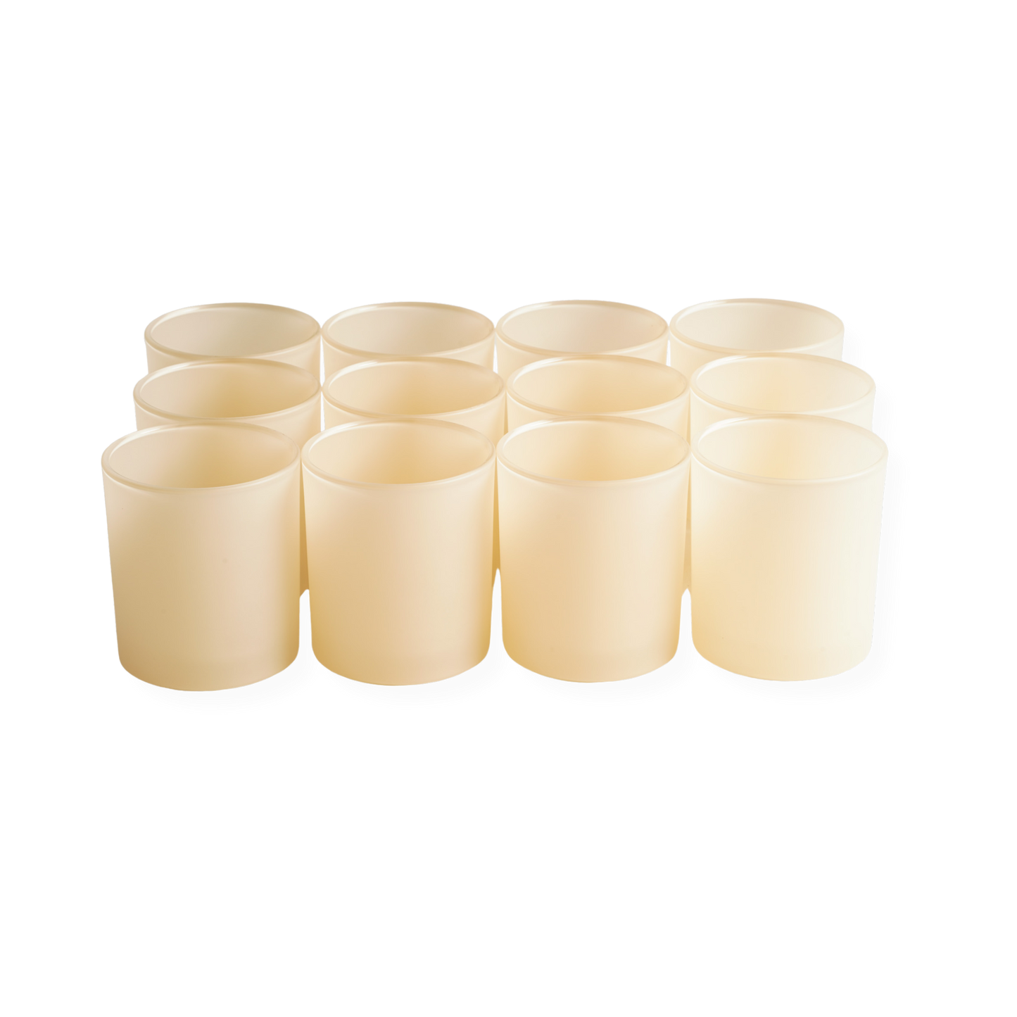 Havana ivory candle jars