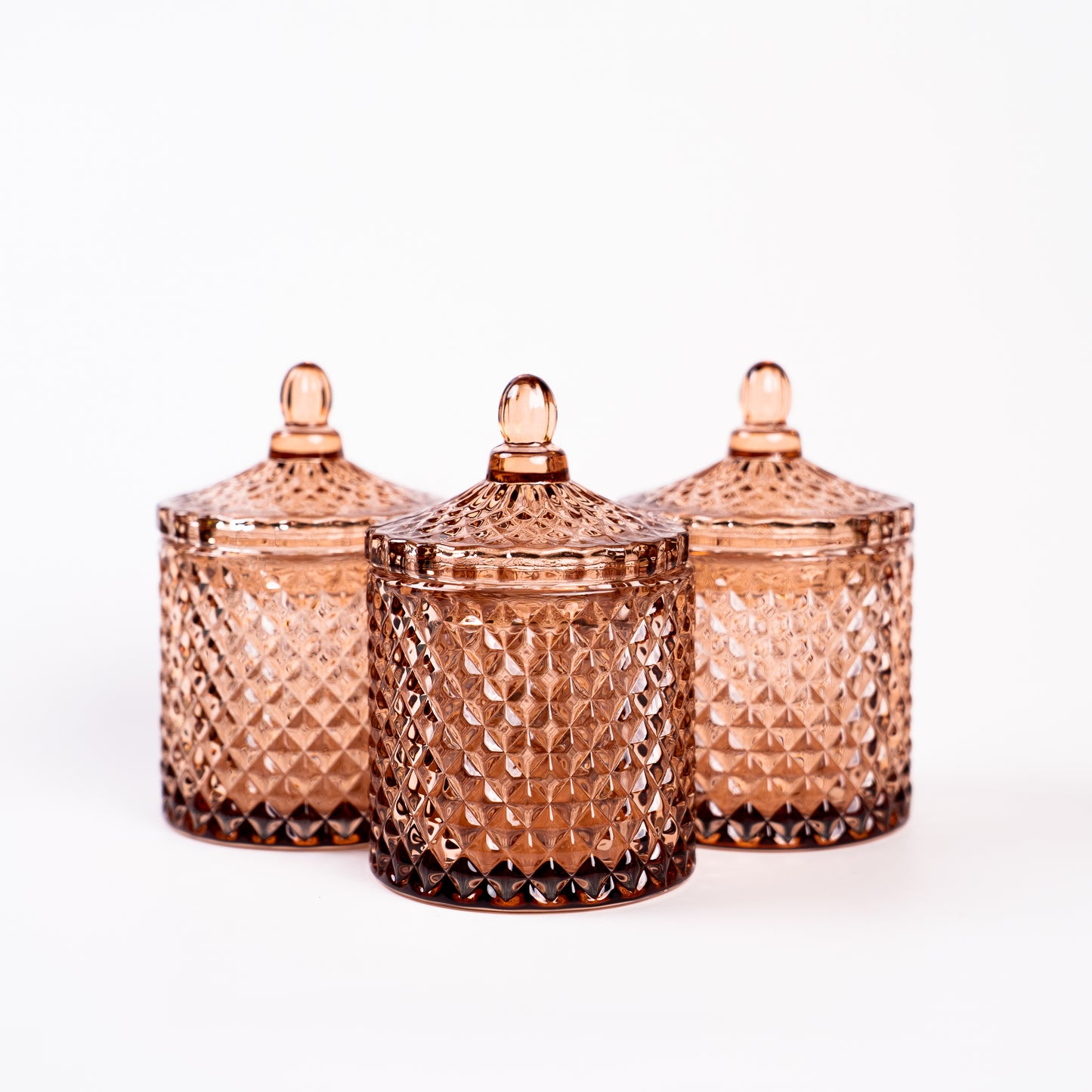 10 Oz France Clear Bronze Candle Vessel