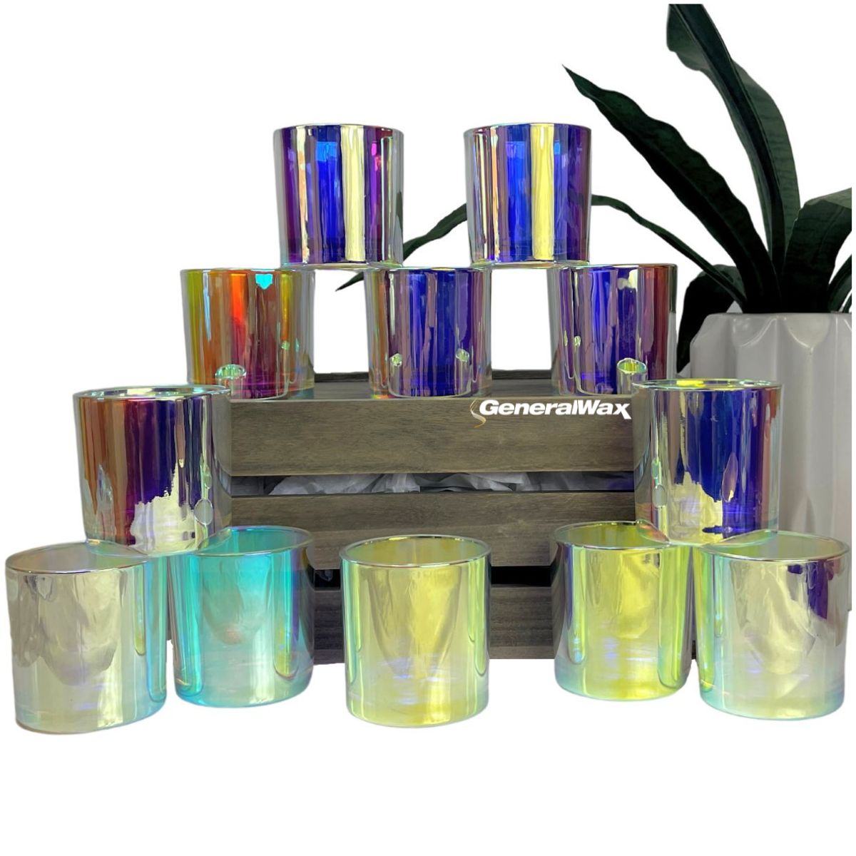 Monticiano ChromaFlair candle jar group