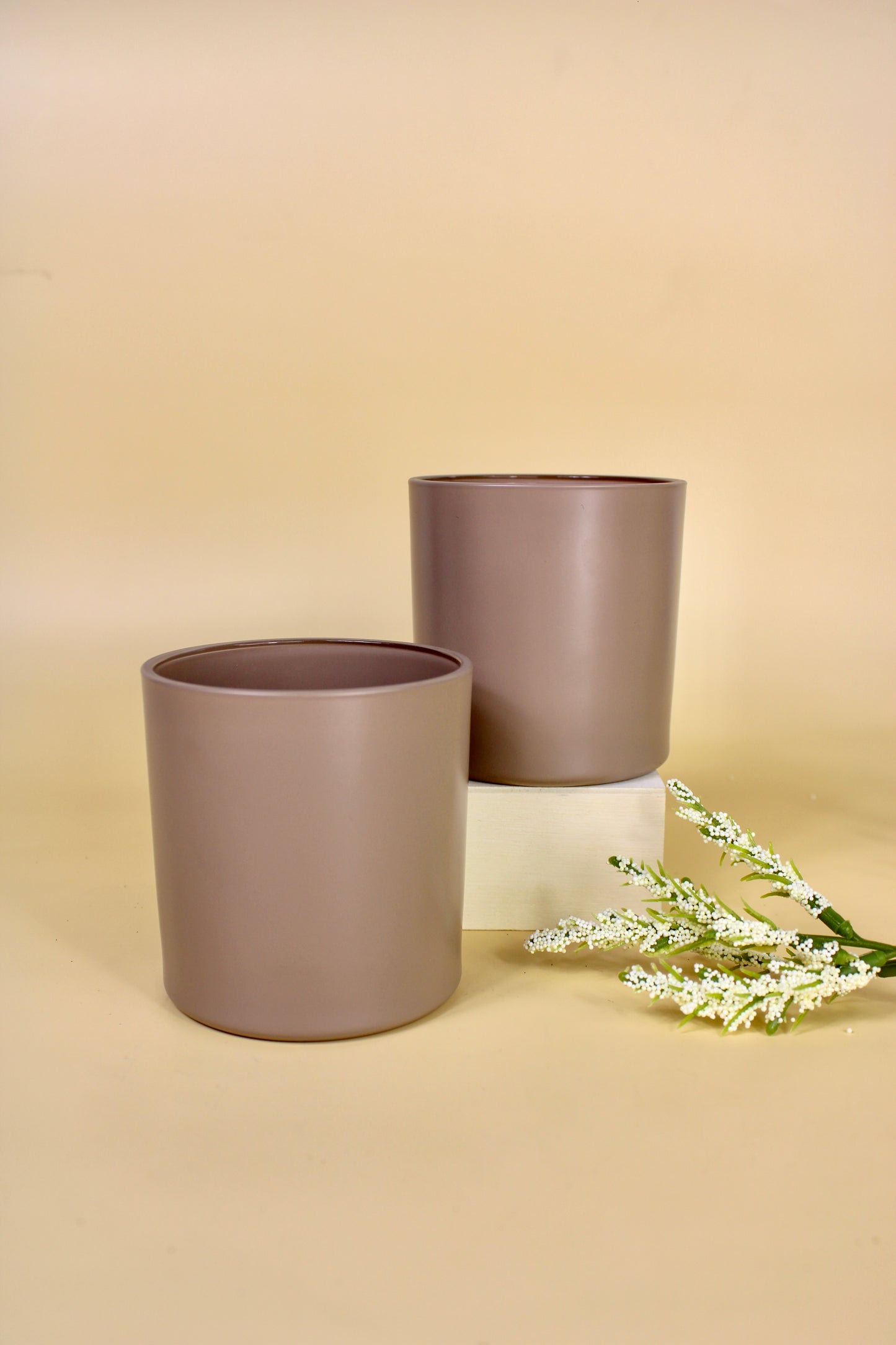 Monticiano Matte Dulce de Leche candle jar