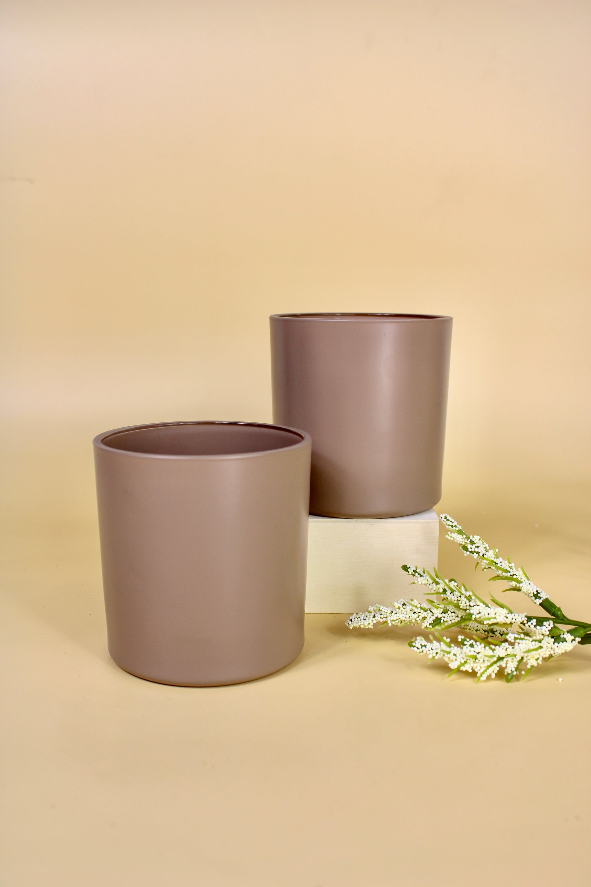 Monticiano Matte Dulce de Leche candle jar