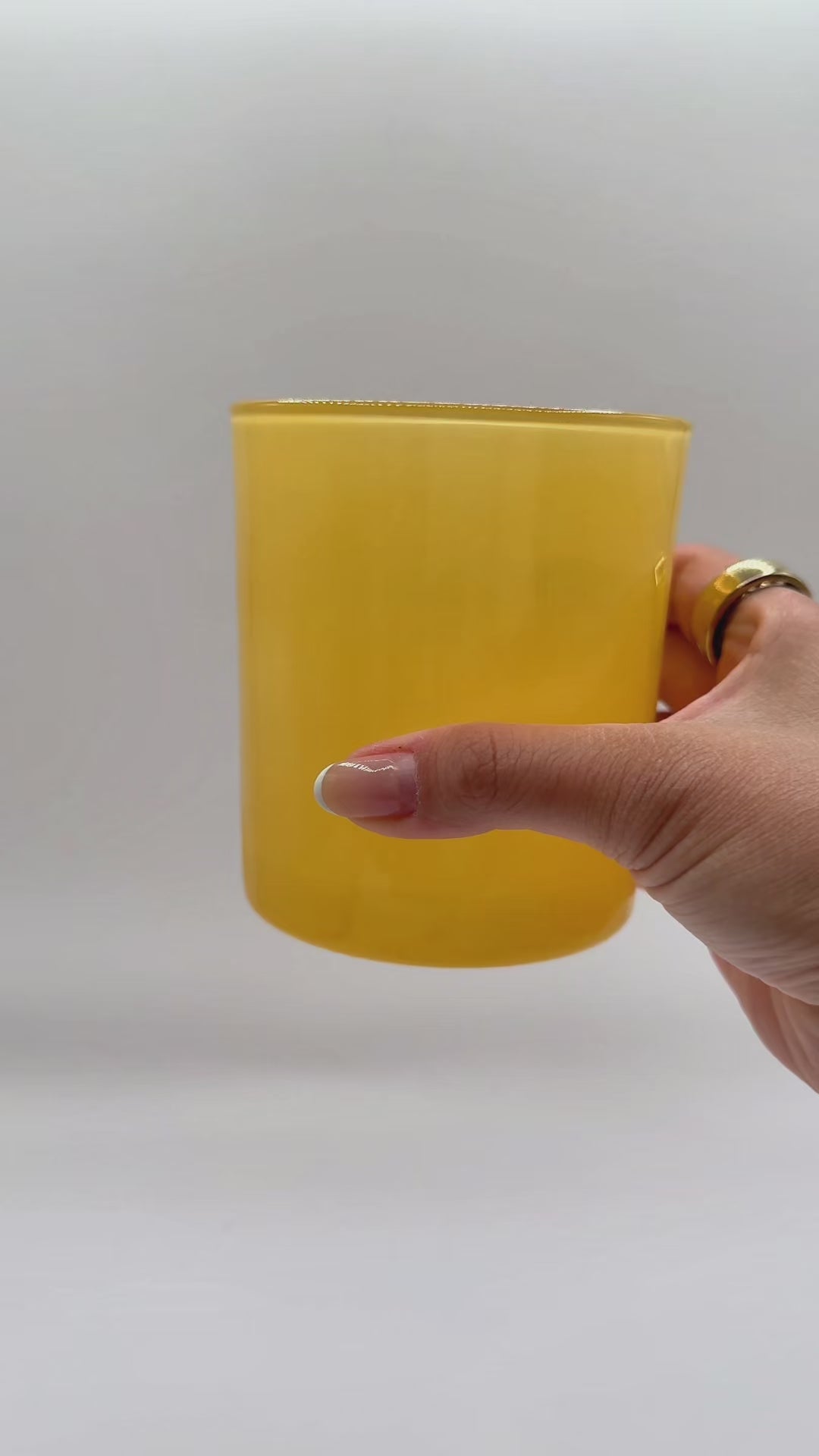 Havana candle jars yellow sunshine