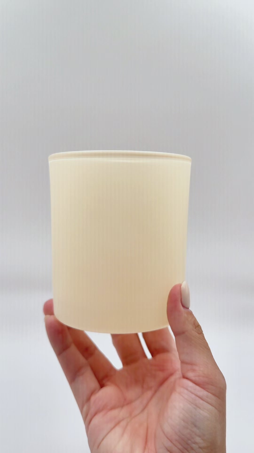 havana ivory candle jar matte finish 14oz