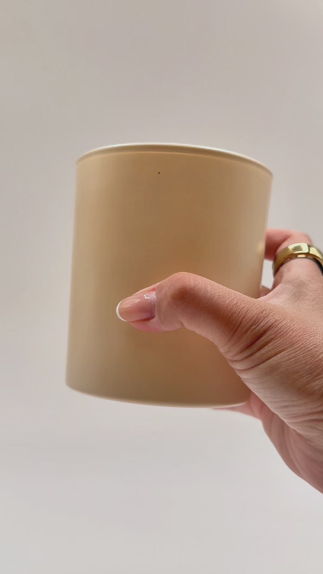 Havana Matte Nude Candle Jar