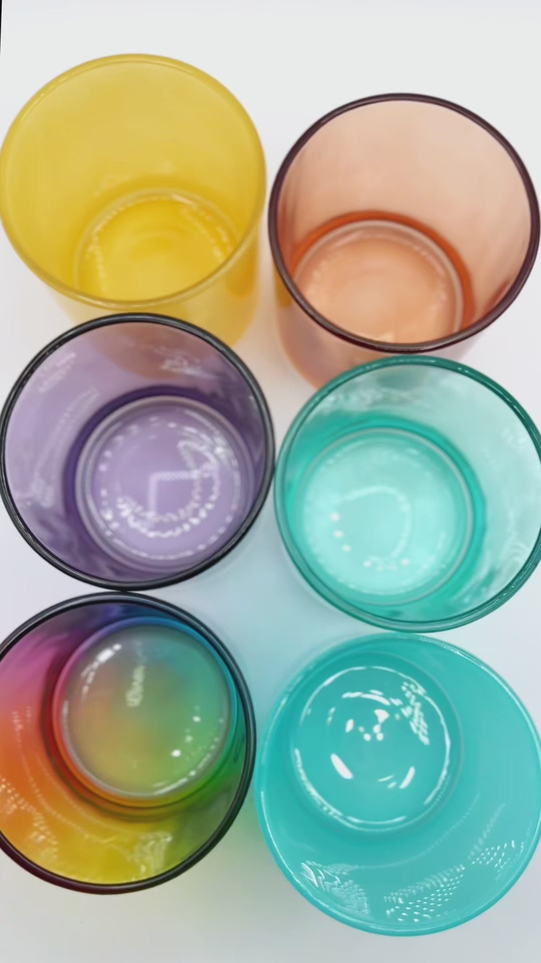 tropical candle jar collection