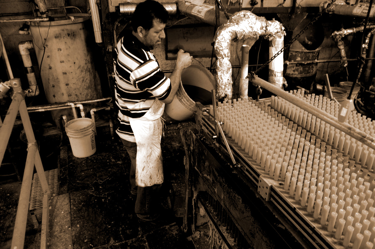 a person working in a factory
