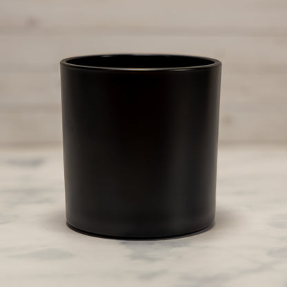 10 oz Monticiano Matte Black candle jar