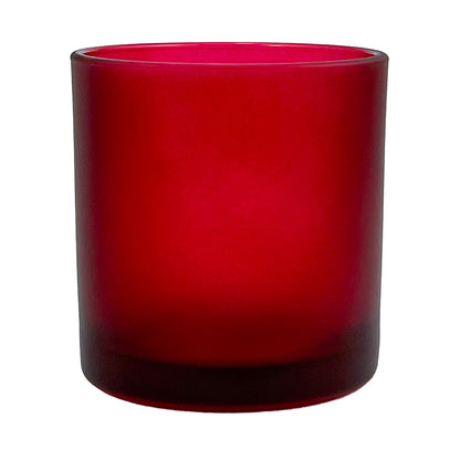 MONTICIANO RUBY FROSTED Candle Vessel