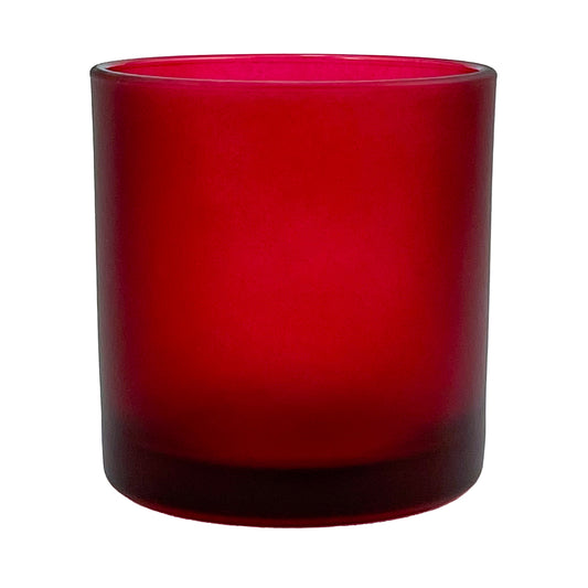 MONTICIANO RUBY FROSTED Candle Vessel