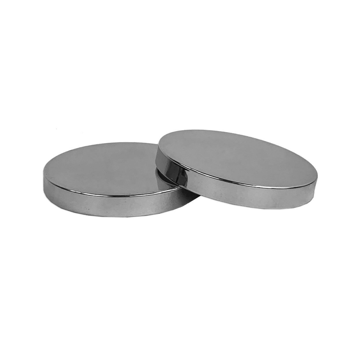 silver metal candle vessel lids