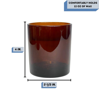 14 Oz. Havana Amber Candle Jar