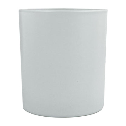 14 oz. Havana matte white candle vessel