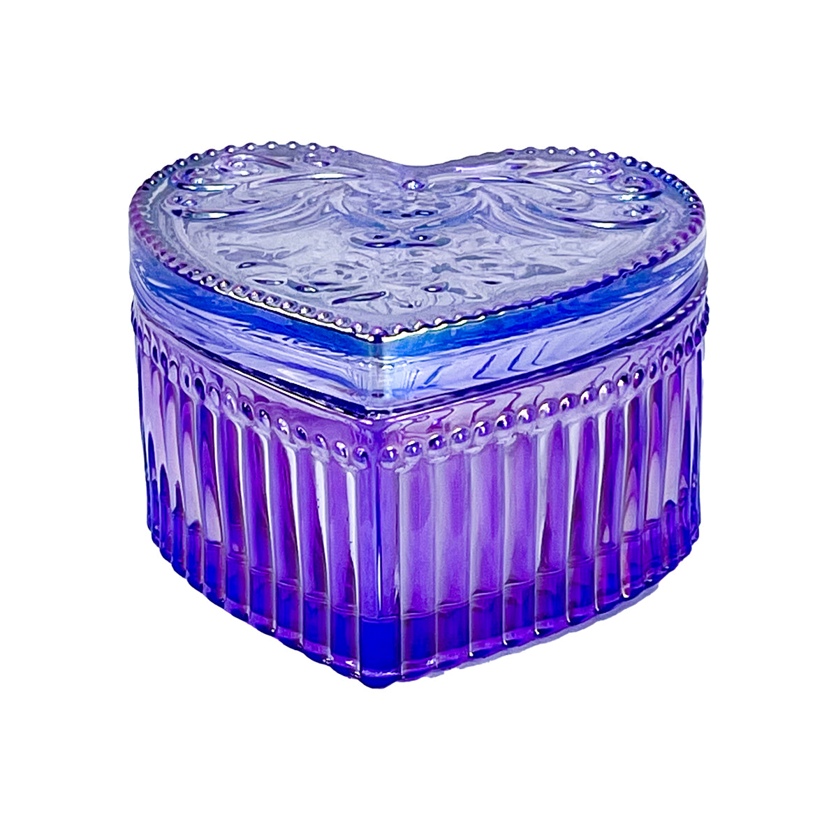 5 OZ CORAZON LAVENDER IRIDESCENT Vessel