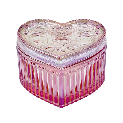 5 OZ CORAZON PINK IRIDESCENT VESSEL