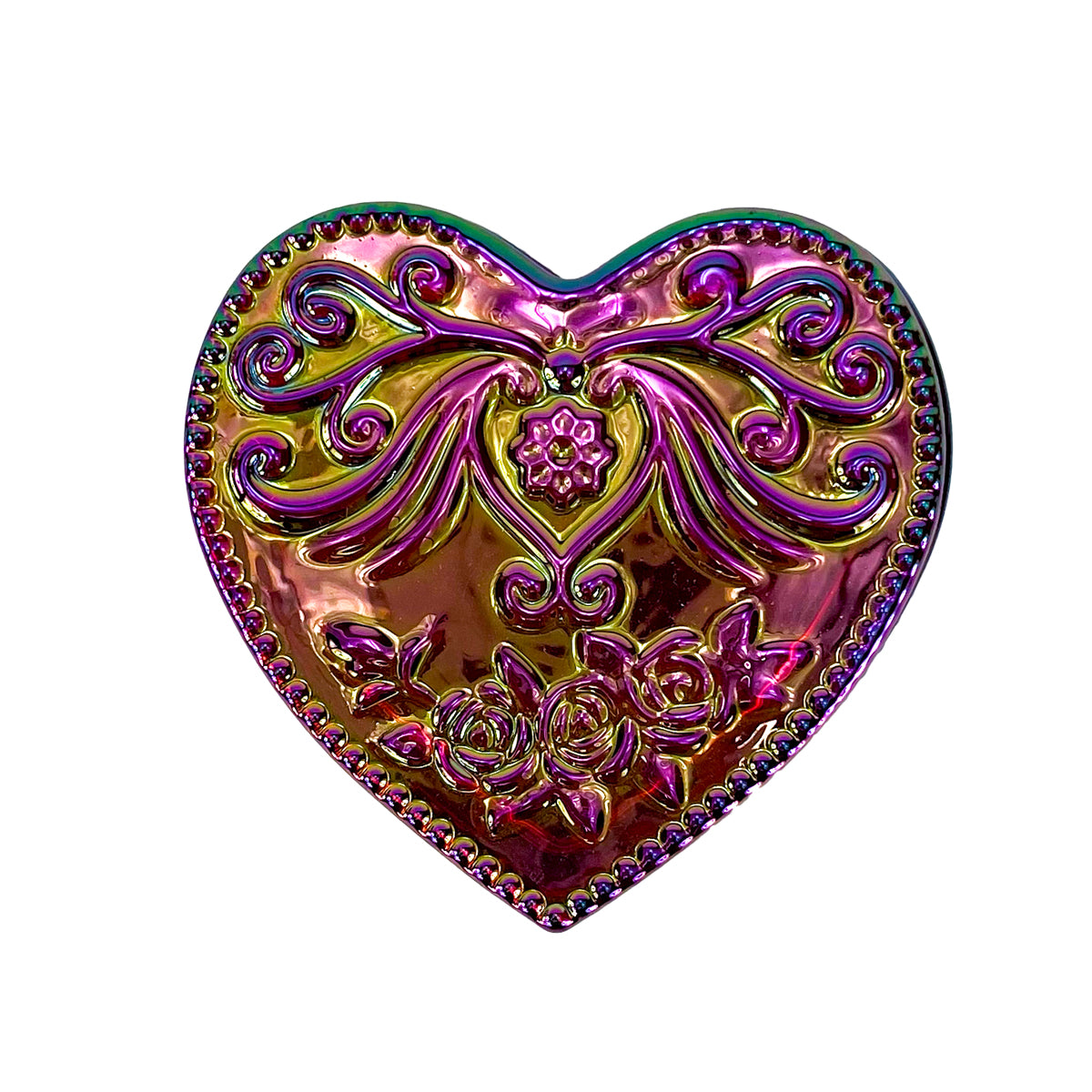 5 OZ CORAZON RUBY IRIDESCENT Vessel - Closed