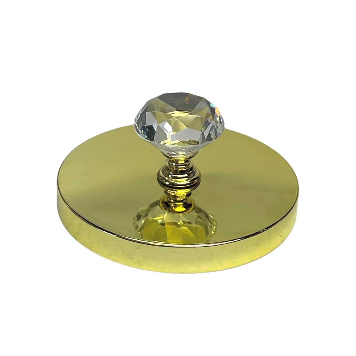 Diamond Candle Lid Gold Fits Monticiano Jars