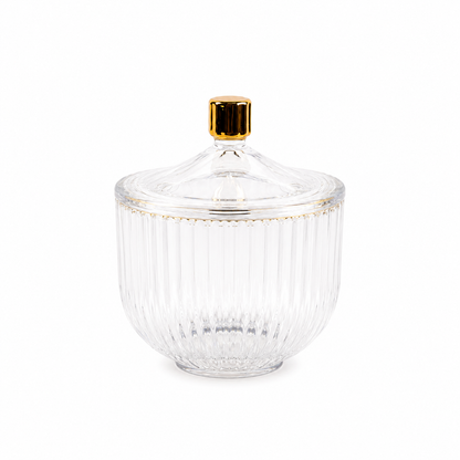 AURA Iridescent Luxury Candle Jar with Lid