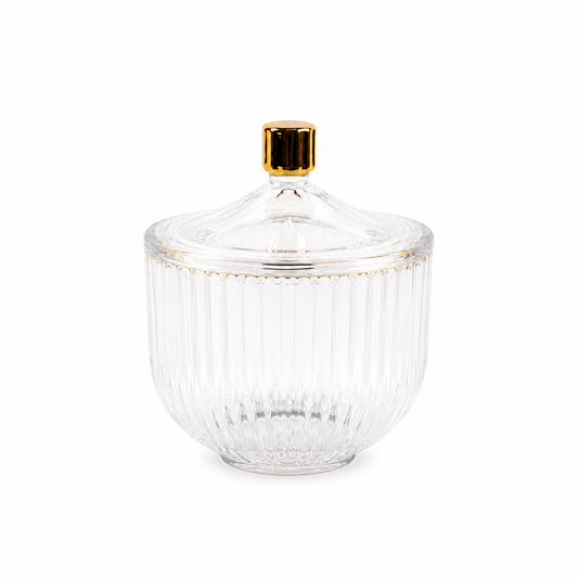 AURA Iridescent Luxury Candle Jar with Lid