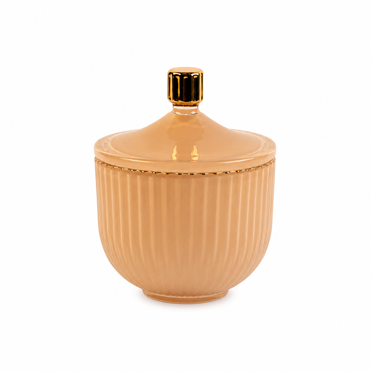AURA Nude Luxury Candle Jar with Lid