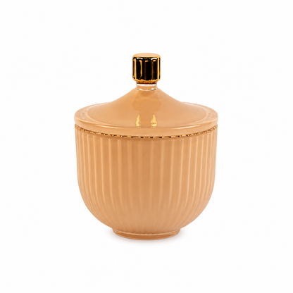 AURA Nude Luxury Candle Jar with Lid
