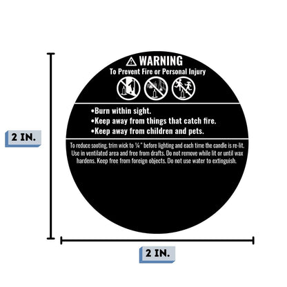 BLK candle label Measurement