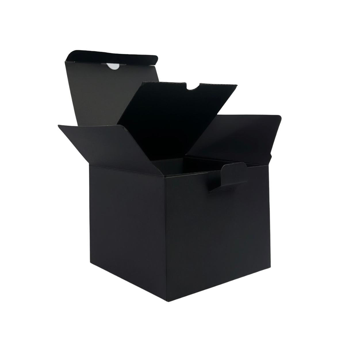 Bella candle box black open