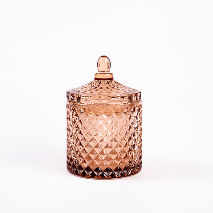 10 Oz France Clear Bronze Candle Vessel