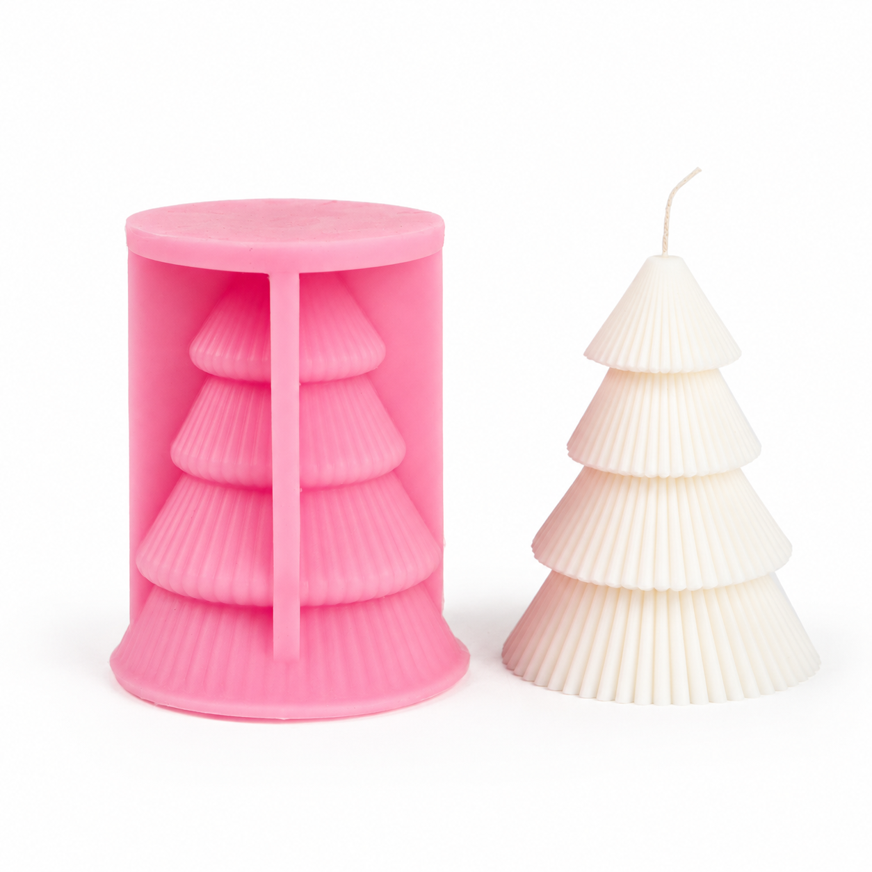 CHRISTMAS TREE SILICONE candle mold