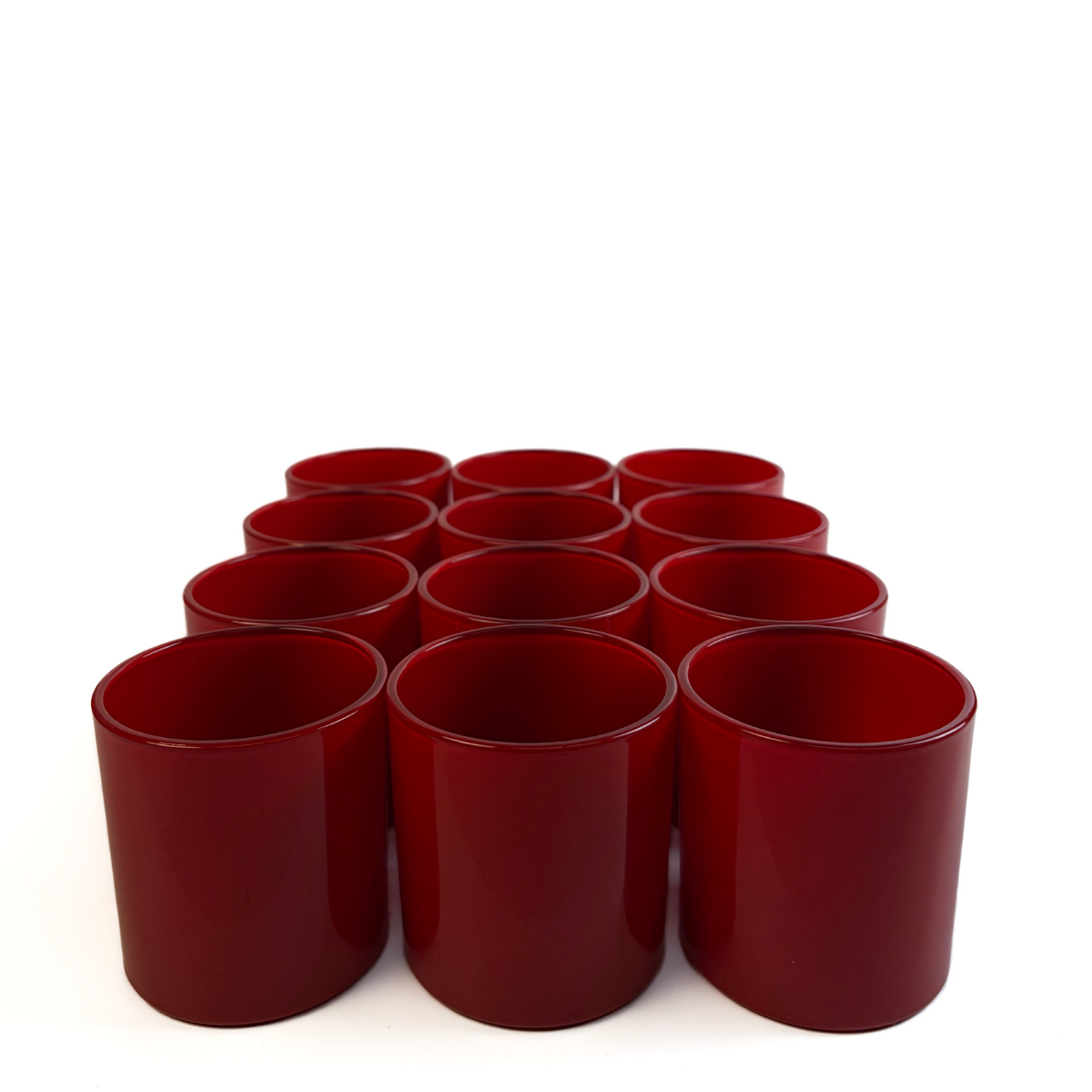 Monticiano Candy Cane candle jars