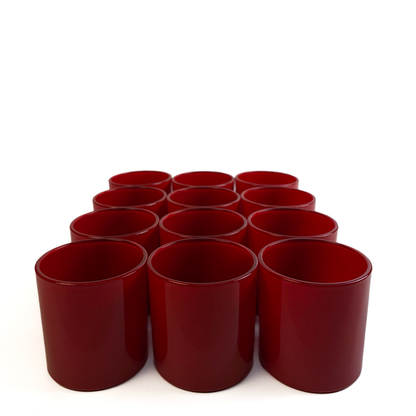 Monticiano Candy Cane candle jars