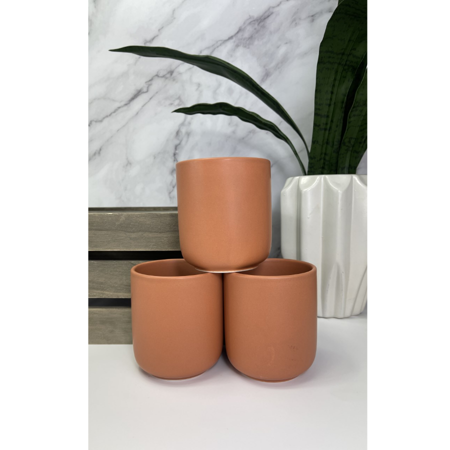 Ceramic Sienna Candle Vessels