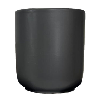 Ceramic black Candle Vessel