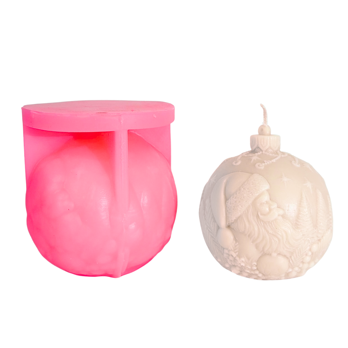 Christmas Ornament Silicone Candle Mold