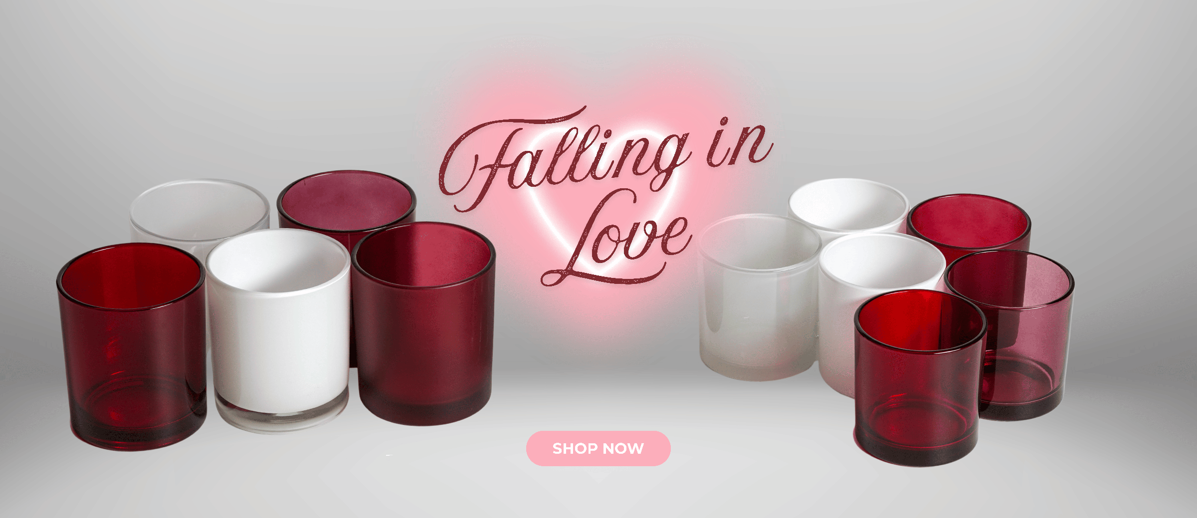 Falling in love candle jar kits