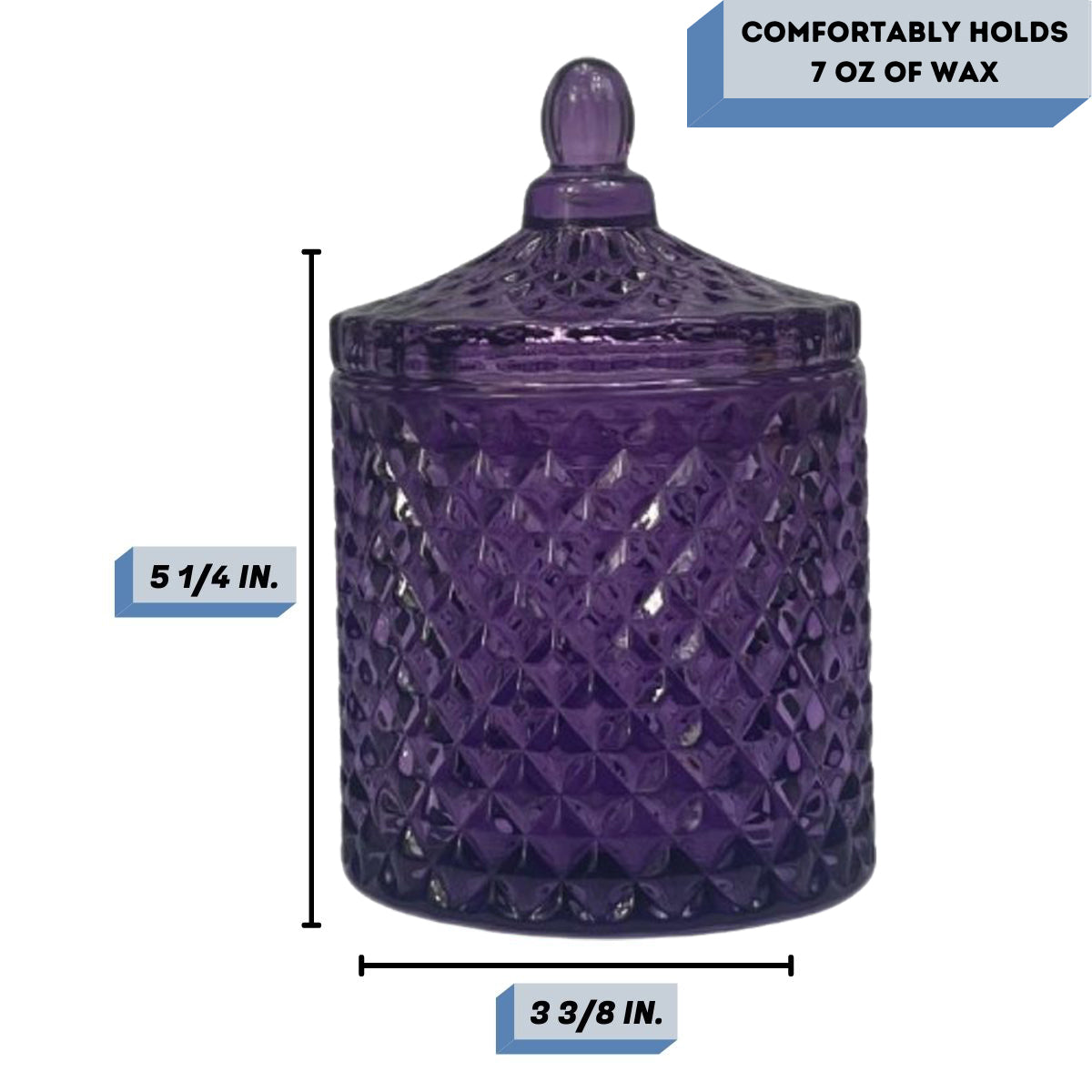 France lavender-candle-vessel-Measurement