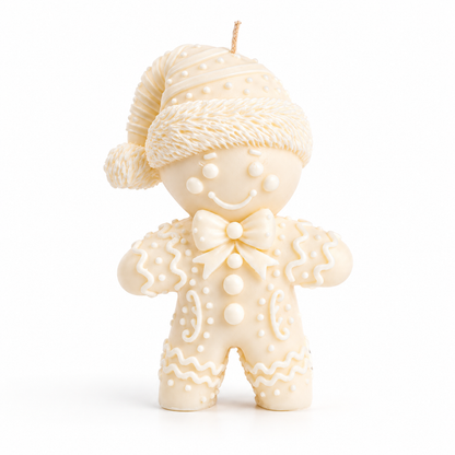 Gingerbread Man Silicone Candle Mold