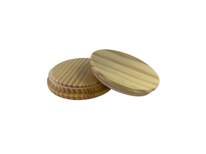 Gloss Coated Wood candle Lids for Havana jars