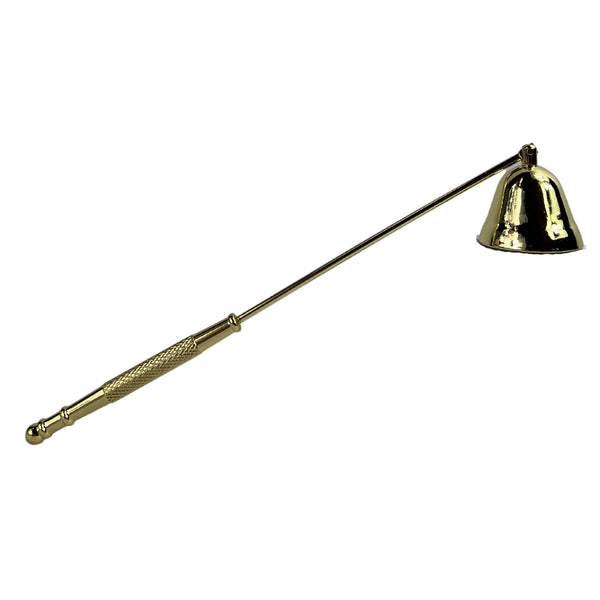 antique cigarette snuffer Vintage Brass Frog easily snuff candles without spreading smoke and wax Crafted from real brass with an antiqued finish Features an elongated thin handle complemented by a tapered bell Style with a candle for a timeless Lights Out Antiqued Gold Candle