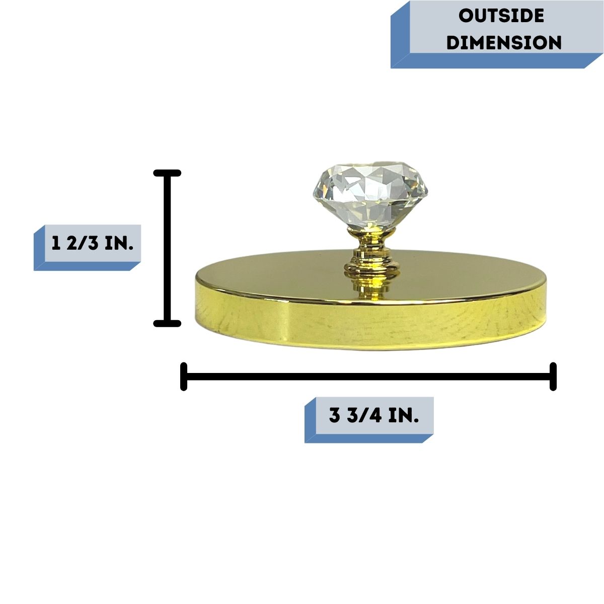 Havana Diamond Gold Lid Measurements