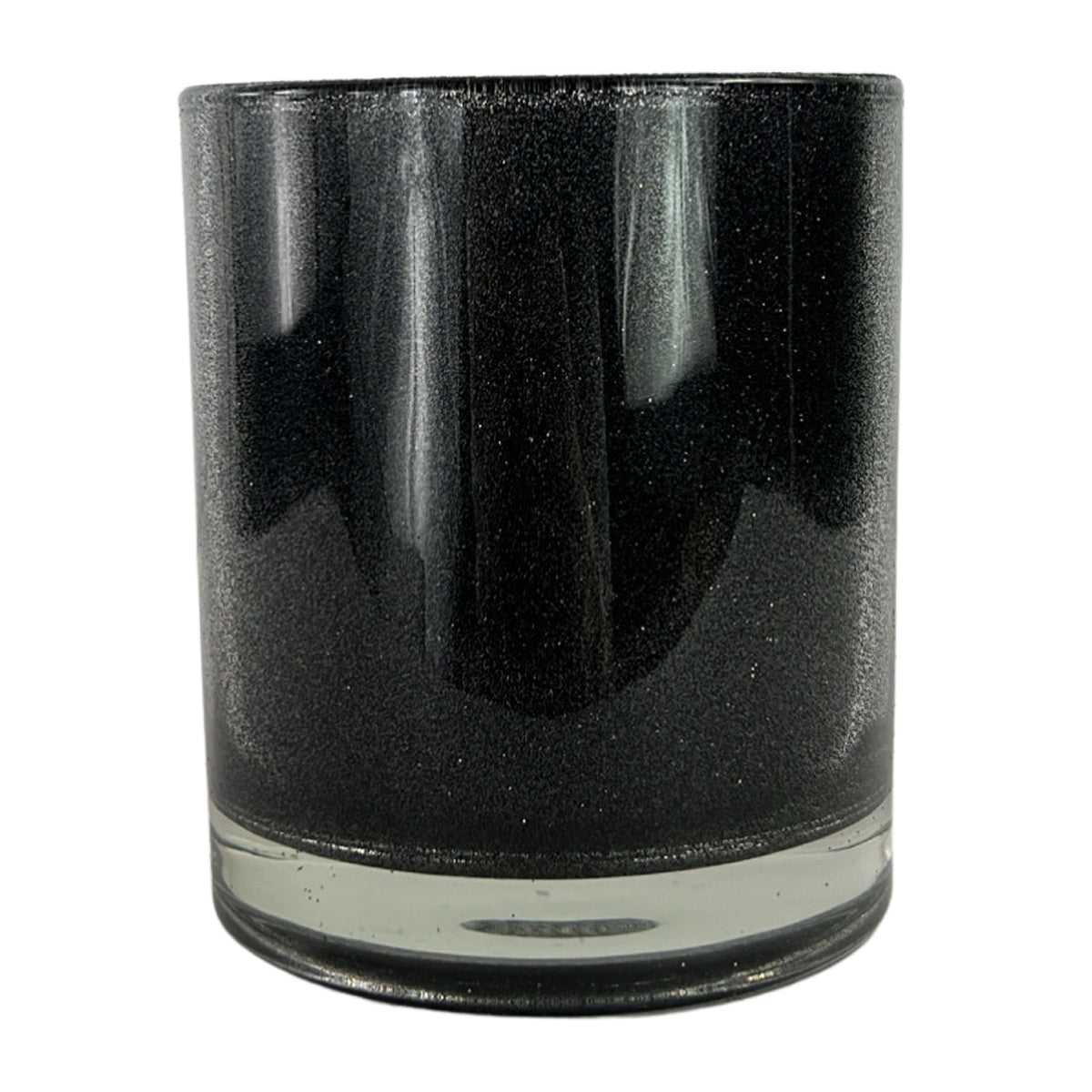 Havana Glitter Black candle glass