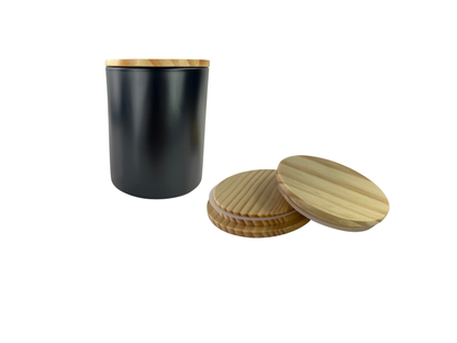 Havana Gloss Coated Wood candle Lids