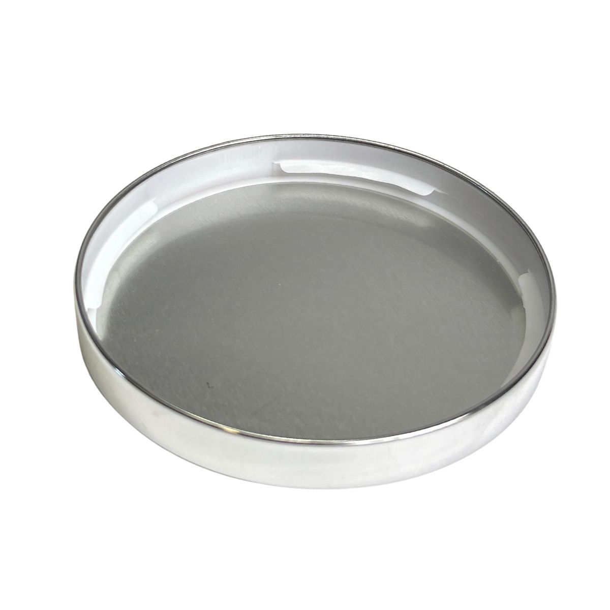 SILVER METAL LIDS - FITS 14 OZ HAVANA