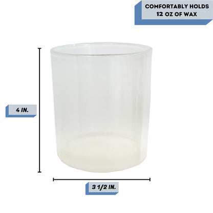 Havana crystal white candle jar measurements