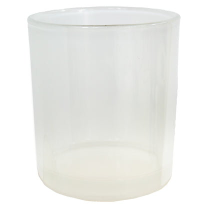 Havana crystal white candle vessel