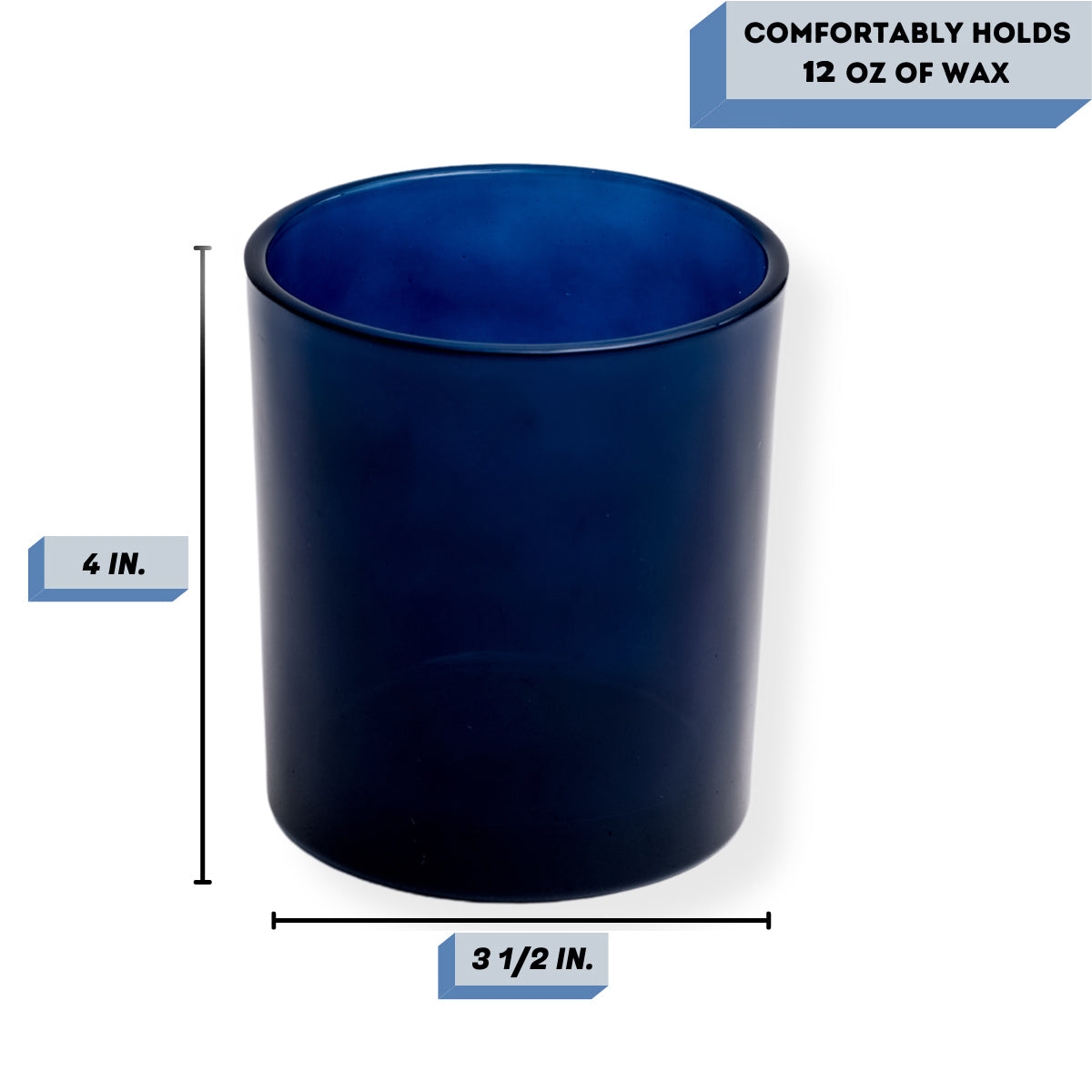 Havana galaxy blue candle jar measurements